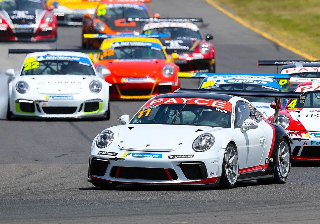 Jackson Walls with McElrea Racing at the Porsche Festival Sandown 2020