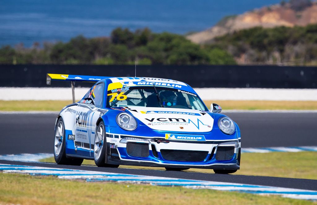 Christian Pancione with McElrea Racing in the Michelin Sprint Challenge Round 1 at Phillip Island 2021