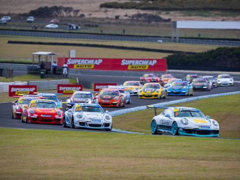 McElrea Racing drivers at Phillip Island Circuit 2021