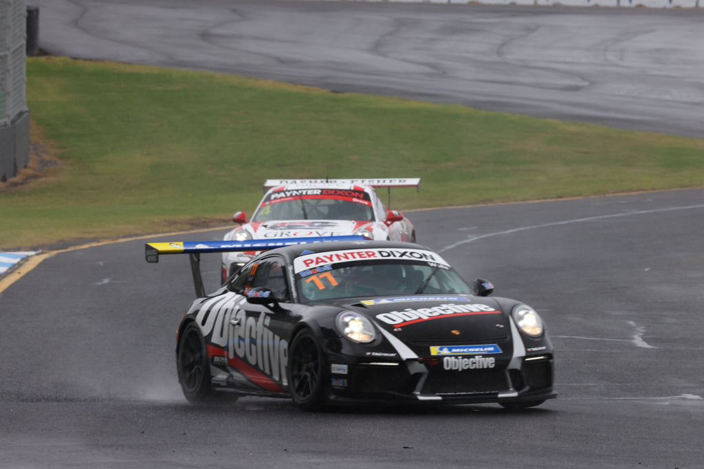 Jackson Walls with McElrea Racing in the Porsche Carrera Cup at Sandown 2021