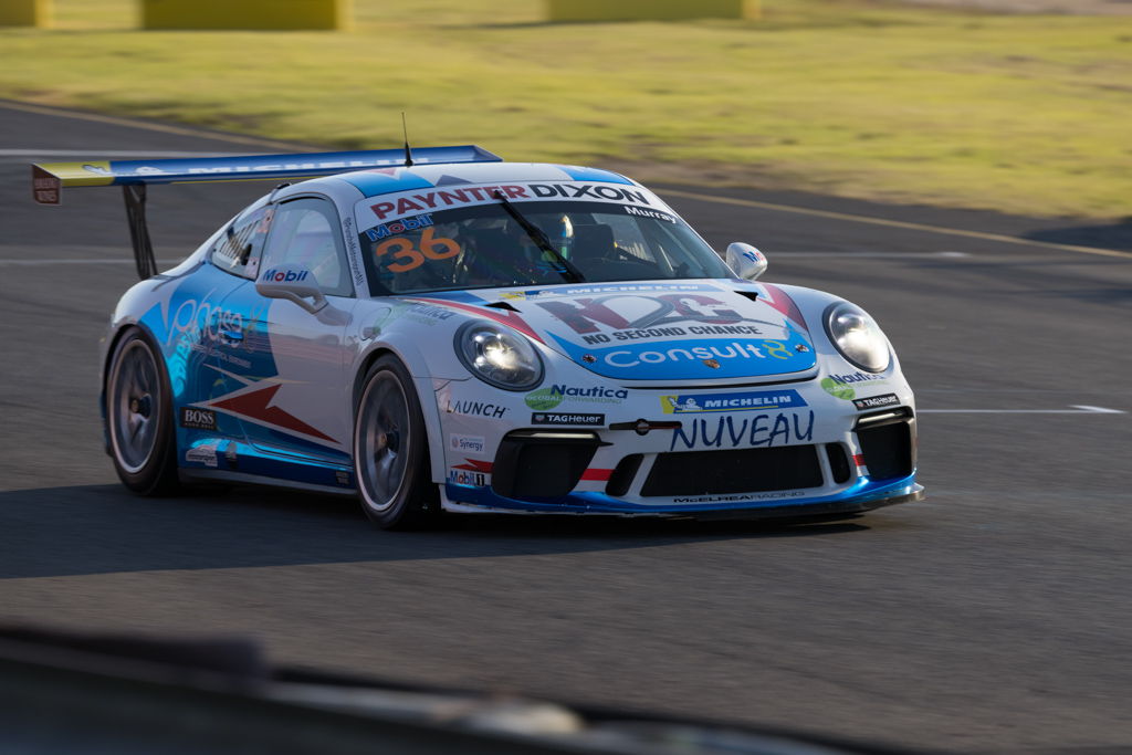 Cooper Murray with McElrea Racing in the Porsche Carrera Cup at Sandown 2021