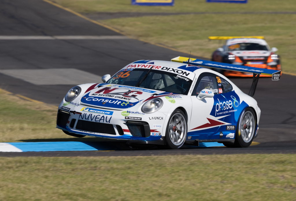 Cooper Murray with McElrea Racing in the Porsche Carrera Cup at Sandown 2021