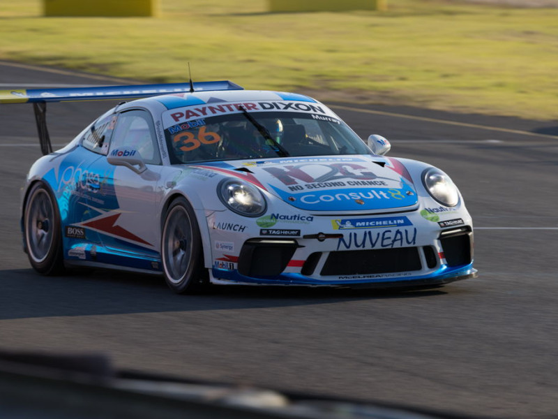 Cooper Murray #36 racing at Sandown International Raceway 2021