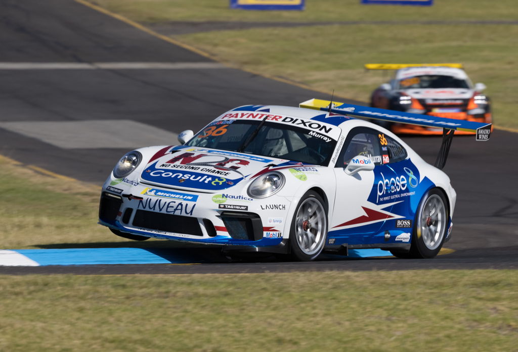 Cooper Murray #36 racing at Sandown International Raceway 2021