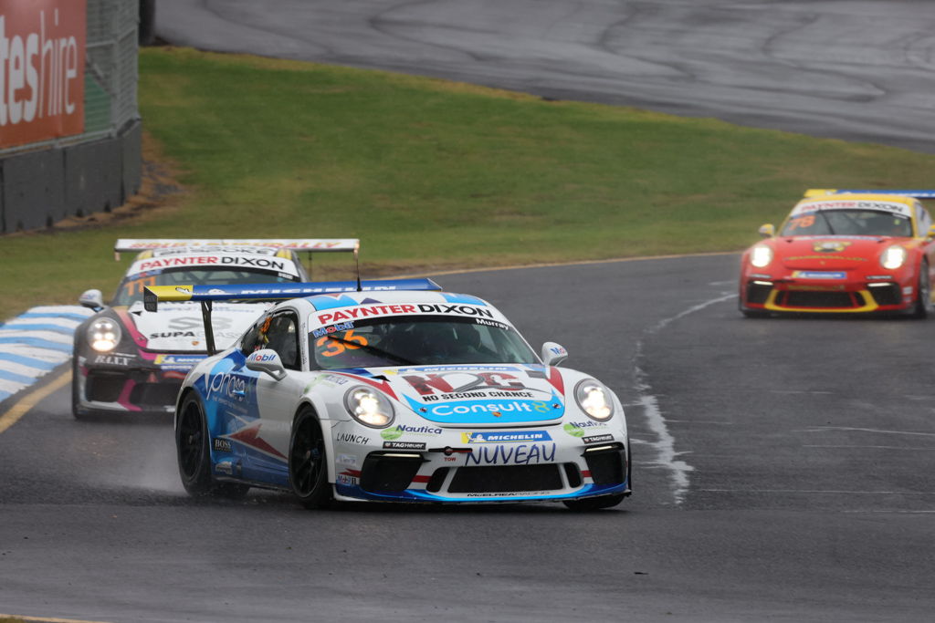 Cooper Murray with McElrea Racing in the Porsche Carrera Cup at Sandown 2021