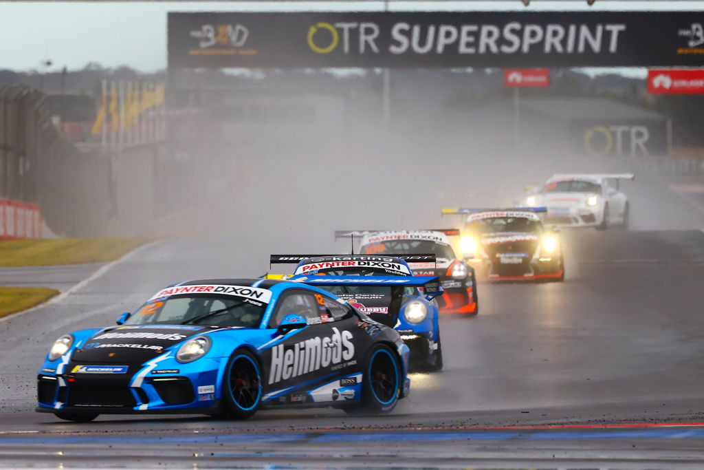 Harri Jones #12 racing at The Bend Motorsport Park 2021