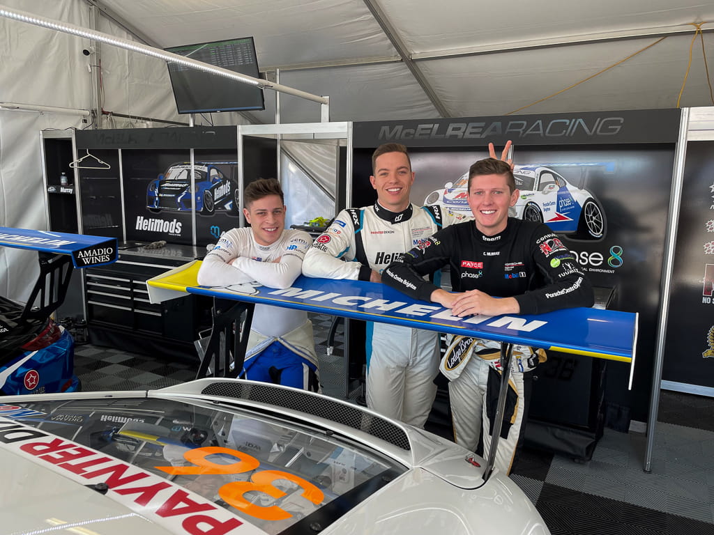 McElrea Racing drivers at Townsville Street Circuit 2021