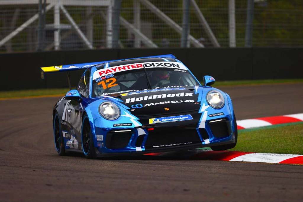 Harri Jones in the Porsche Carrera Cup at Townsville 2021