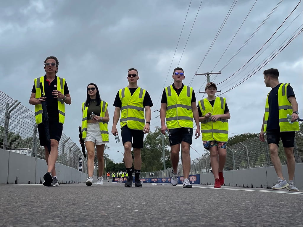 McElrea Racing drivers at Townsville Street Circuit 2021