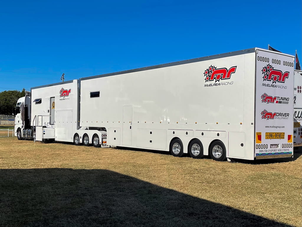 McElrea Racing crew at Townsville Street Circuit 2021