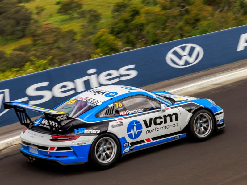 Christian Pancione #76 racing at Mount Panorama Circuit Bathurst 2021
