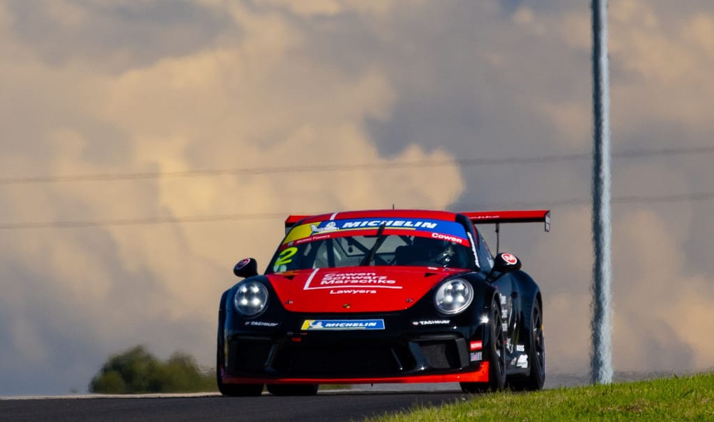 Richard Cowen with McElrea Racing at Michelin Sprint Challenge Round 1 at Sydney Motorsport Park 2022