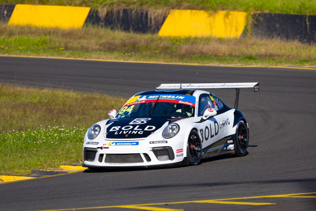 Brett Boulton with McElrea Racing at Michelin Sprint Challenge Round 1 at Sydney Motorsport Park 2022