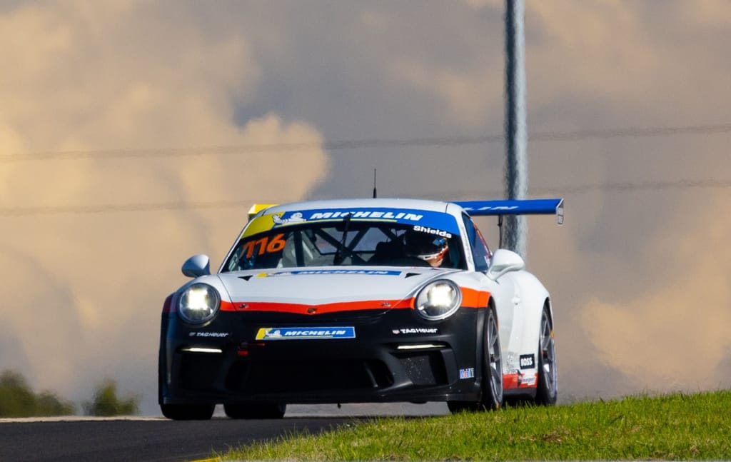 Aron Shields #116 racing at Sydney Motorsport Park 2022