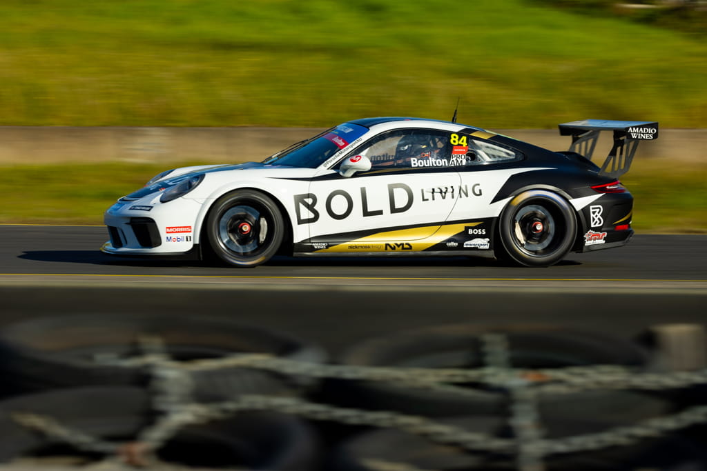 Brett Boulton #84 racing at Sydney Motorsport Park 2022