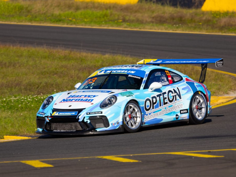 Lockie Bloxsom #23 racing at Sydney Motorsport Park 2022
