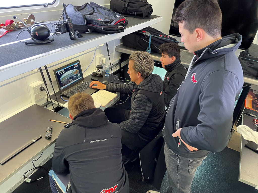 McElrea Racing driver coaching at Sandown International Raceway 2022