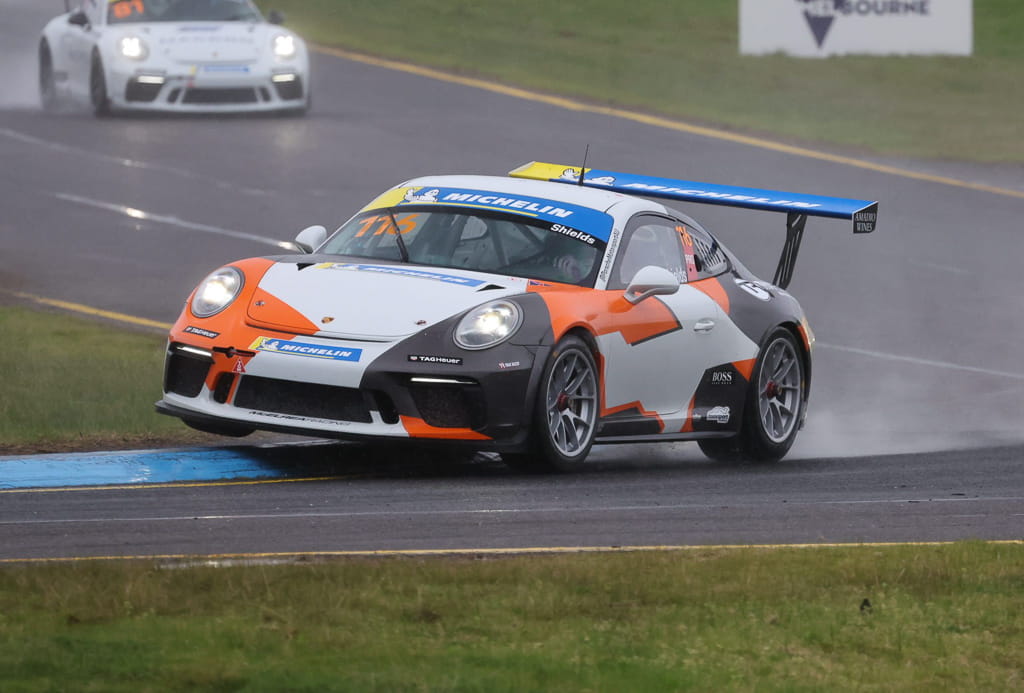 Aron Shields with McElrea Racing in the Michelin Sprint Challenge Round 3 at Sandown Raceway 2022