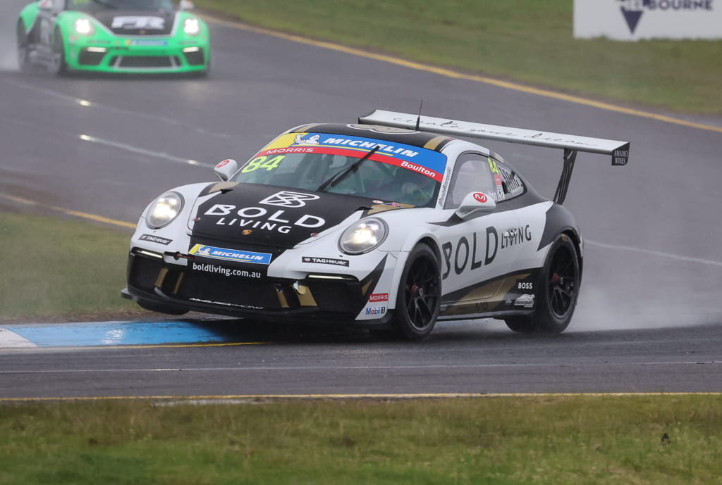 Brett Boulton #84 racing at Sandown International Raceway 2022