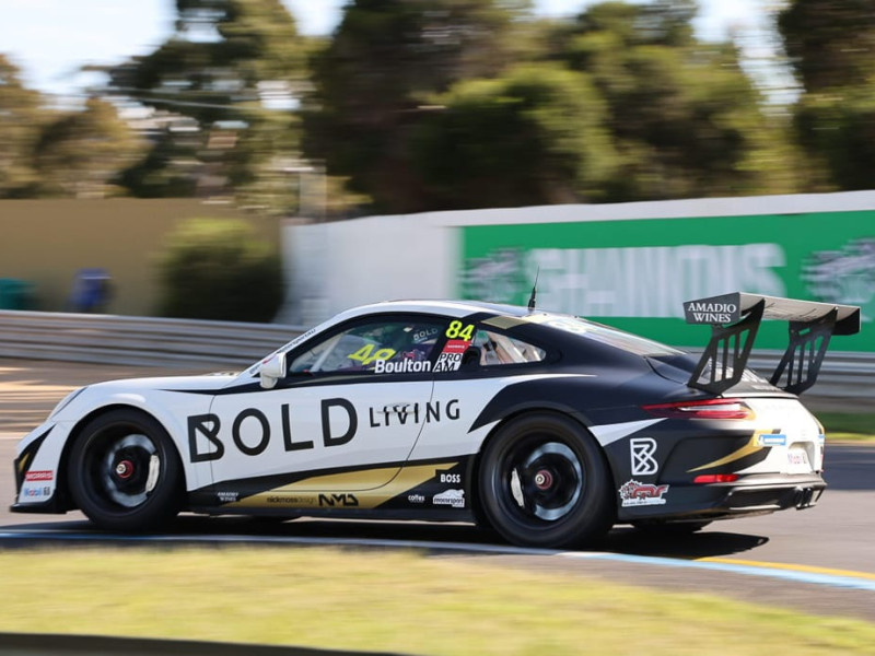 Brett Boulton #84 racing at Sandown International Raceway 2022