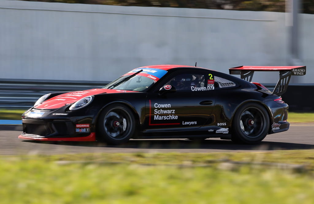 Richard Cowen with McElrea Racing in the Michelin Sprint Challenge Round 3 at Sandown Raceway 2022