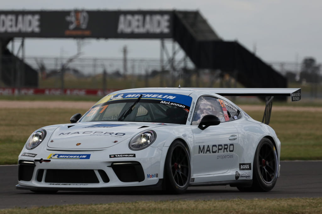 Tom McLennan with McElrea Racing in the Michelin Sprint Challenge Round 4 at The Bend 2022