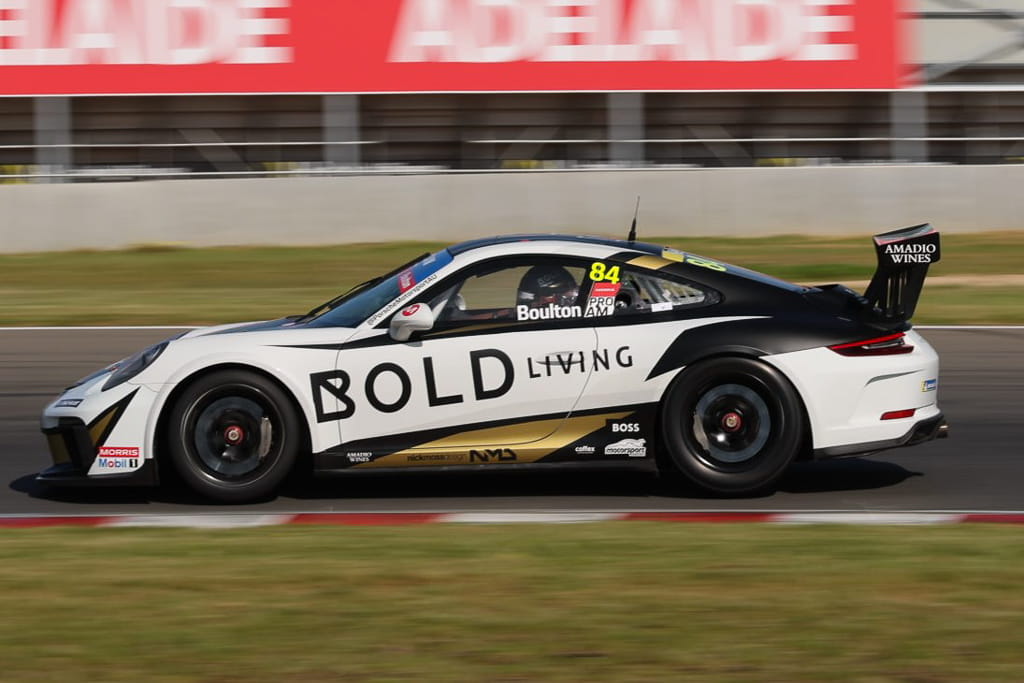 Brett Boulton #84 racing at The Bend Motorsport Park 2022