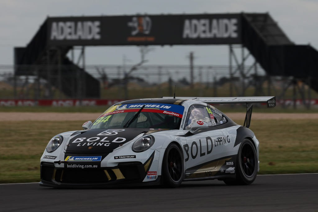 Brett Boulton #84 racing at The Bend Motorsport Park 2022