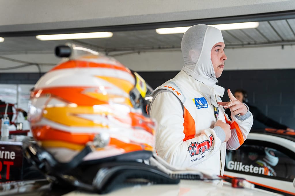 Aron Shields with McElrea Racing in the Michelin Sprint Challenge Round 6 at Phillip Island 2022