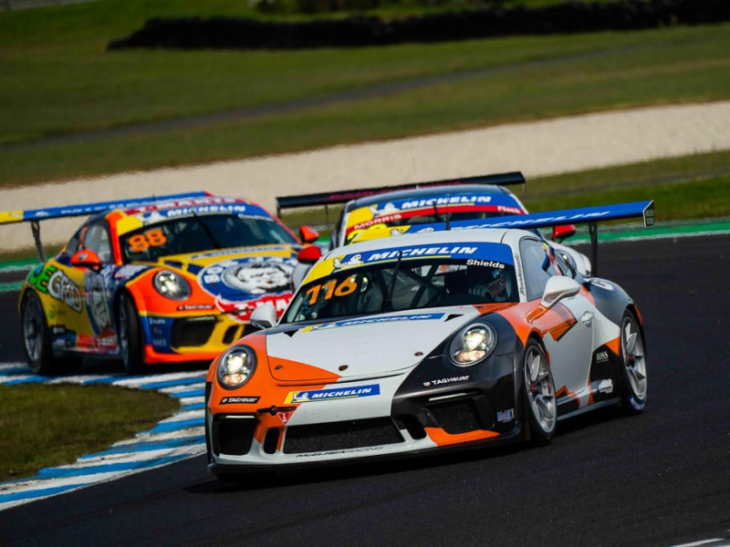 Aron Shields #116 racing at Phillip Island Circuit 2022