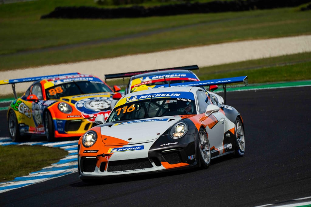 Aron Shields with McElrea Racing in the Michelin Sprint Challenge Round 6 at Phillip Island 2022