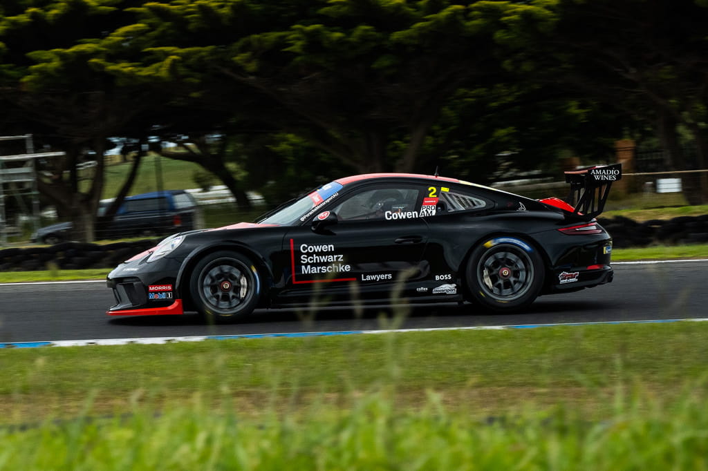 Richard Cowen #2 racing at Phillip Island Circuit 2022