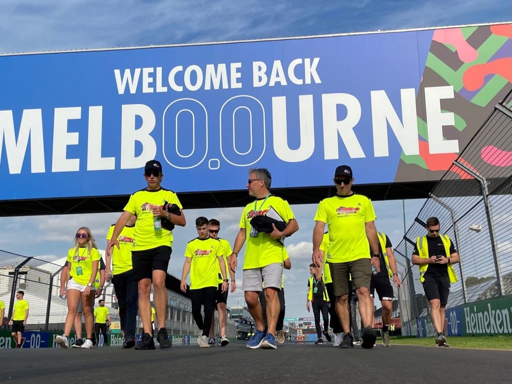 McElrea Racing drivers at Australian Grand Prix 2022