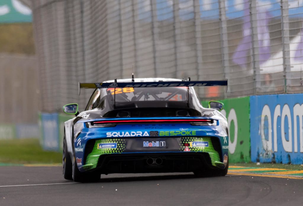 Bayley Hall with McElrea Racing in the Porsche Carrera Cup Australian Grand Prix 2022