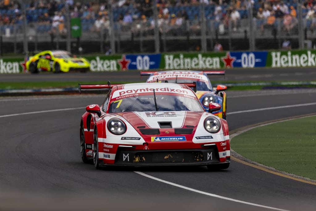 Tim Miles with McElrea Racing in the Porsche Carrera Cup Australian Grand Prix 2022