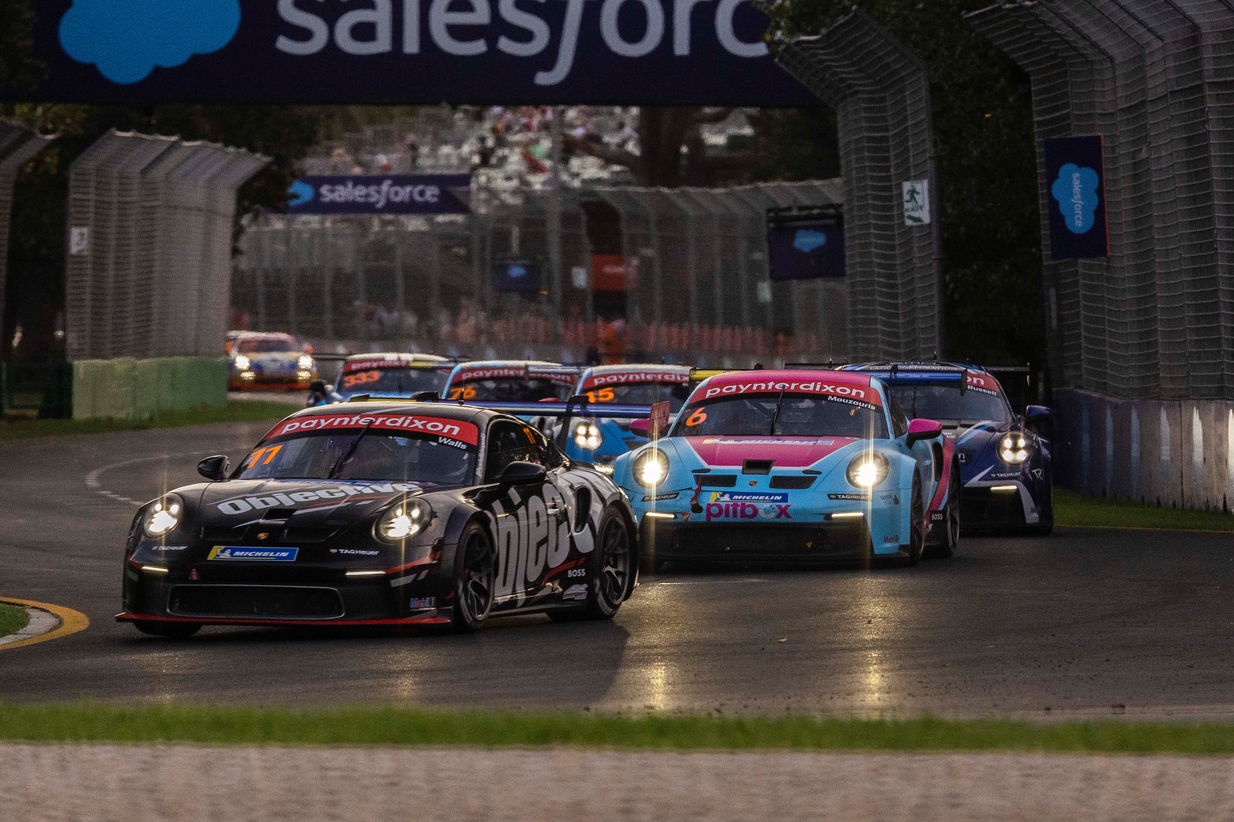 Jackson Walls with McElrea Racing in the Porsche Carrera Cup Australian Grand Prix 2022