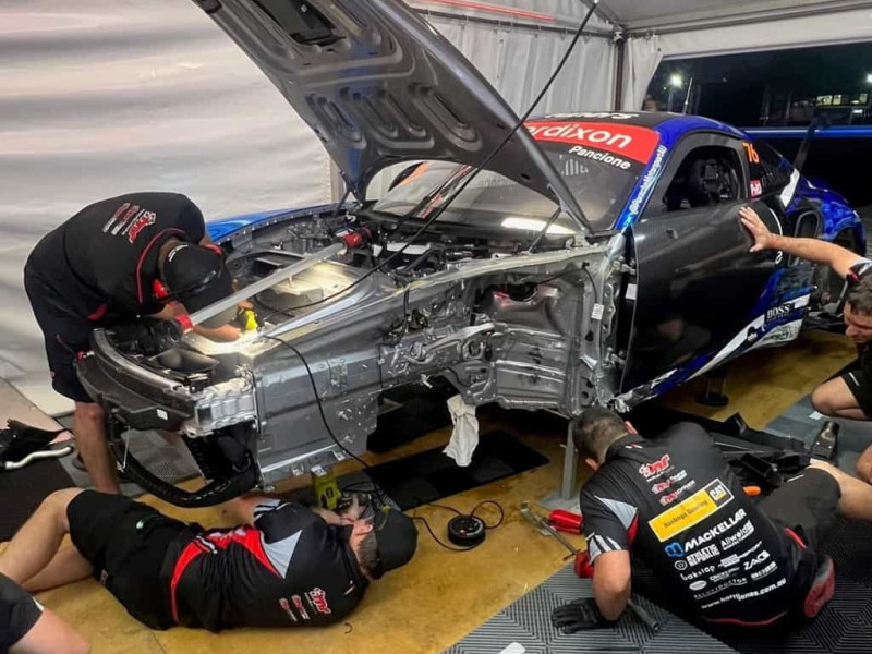 Christian Pancione #76 racing at Australian Grand Prix 2022