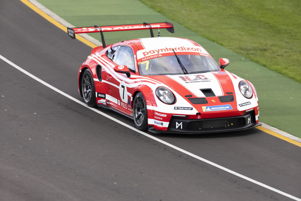 Tim Miles with McElrea Racing in the Porsche Carrera Cup Australian Grand Prix 2022