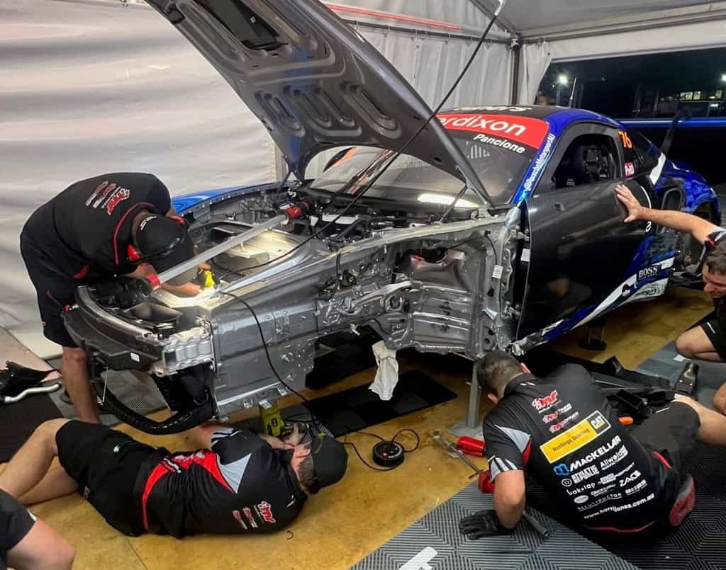 Christian Pancione with McElrea Racing in the Porsche Carrera Cup Australian Grand Prix 2022