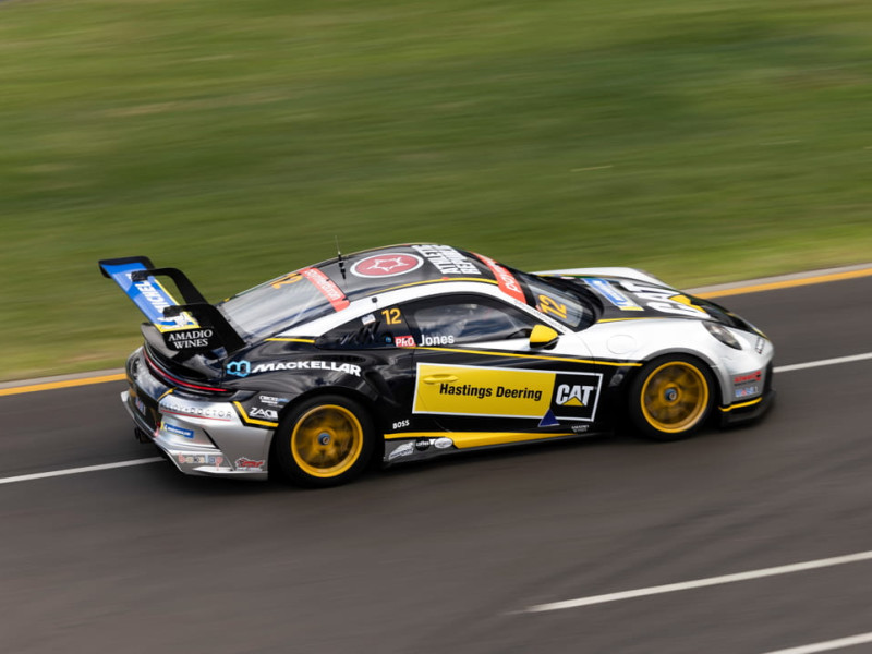 Harri Jones #12 racing at Australian Grand Prix 2022