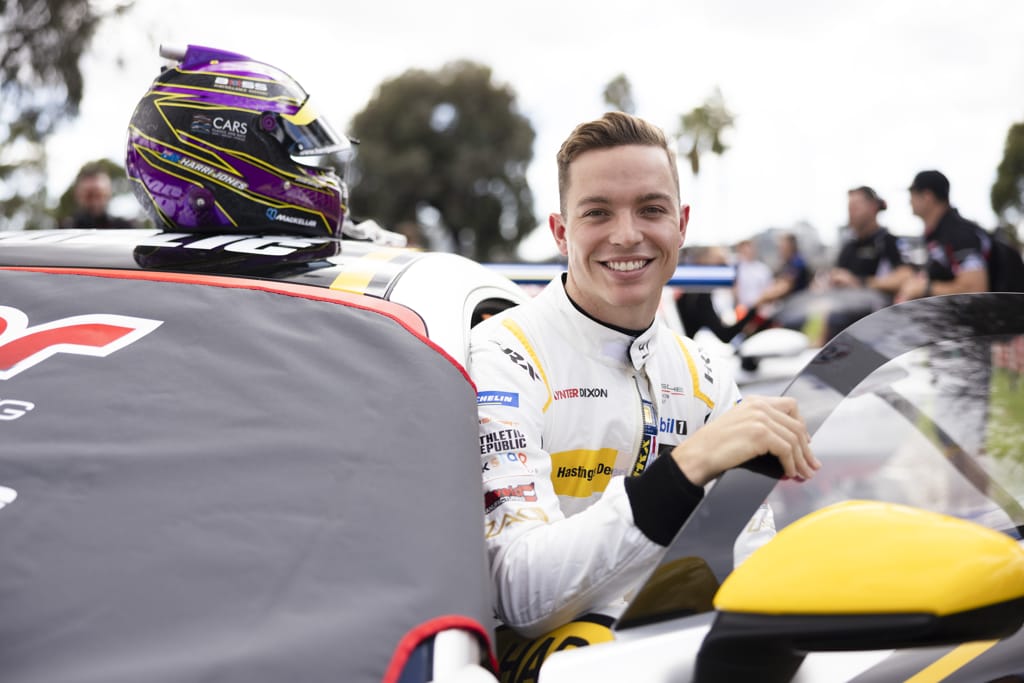 Harri Jones #12 racing at Australian Grand Prix 2022