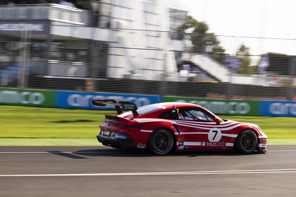 Tim Miles #7 racing at Australian Grand Prix 2022