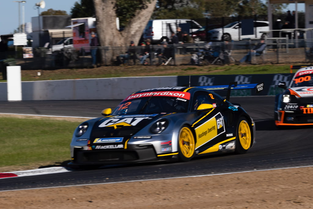 Harri Jones with McElrea Racing in the Porsche Carrera Cup at Winton 2022