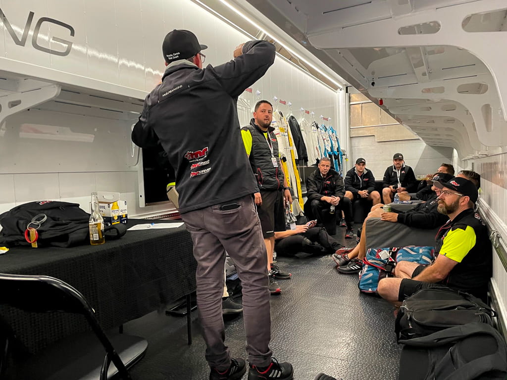 McElrea Racing drivers at Winton Motor Raceway 2022