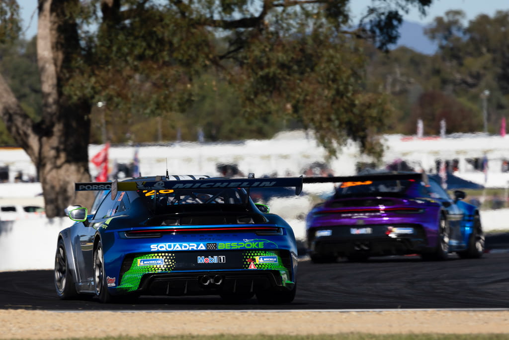 Bayley Hall with McElrea Racing in the Porsche Carrera Cup at Winton 2022