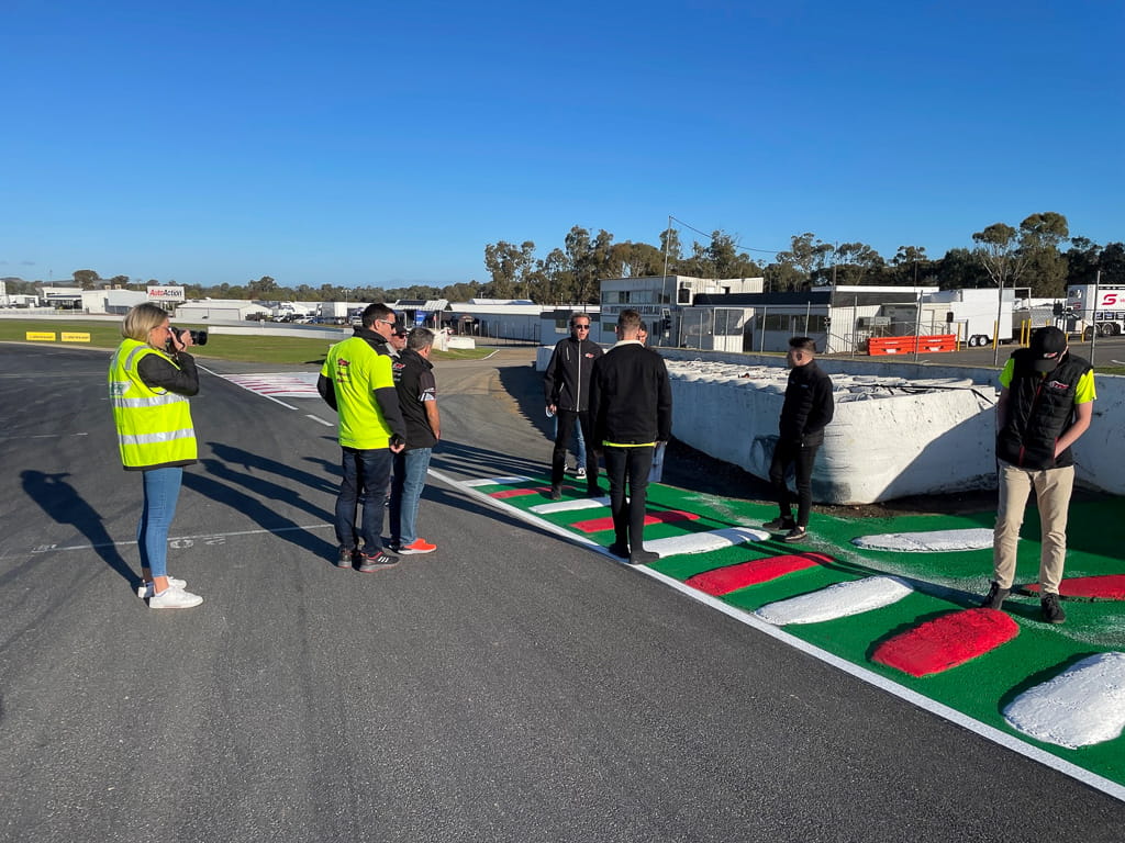McElrea Racing drivers at Winton Motor Raceway 2022