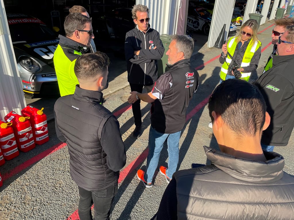 McElrea Racing drivers at Winton Motor Raceway 2022