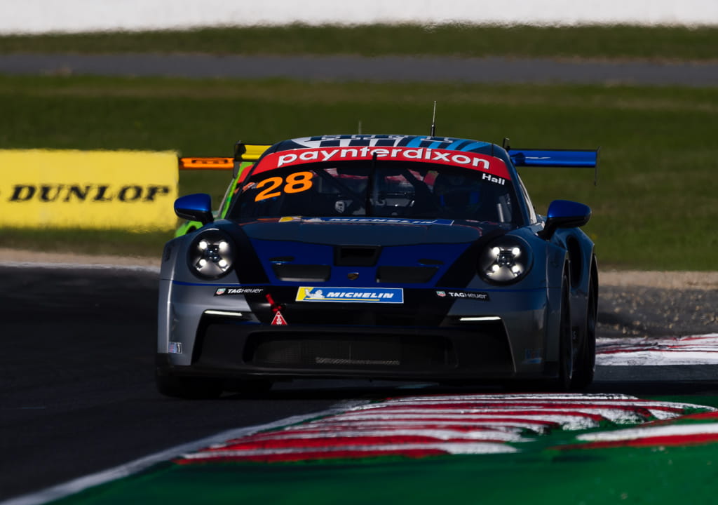 Bayley Hall with McElrea Racing in the Porsche Carrera Cup at Winton 2022