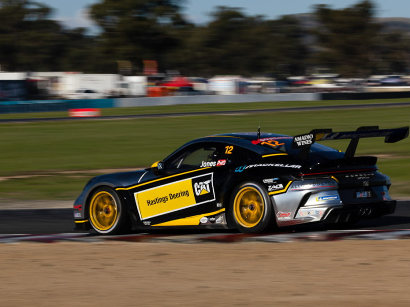 Harri Jones #12 racing at Winton Motor Raceway 2022