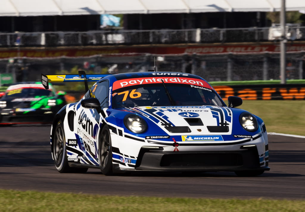 Christian Pancione with McElrea Racing in the Porsche Carrera Cup at Darwin 2022